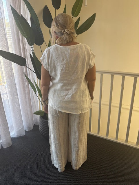 Positano Half + Half Top