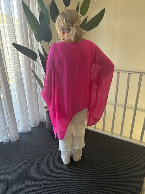 Silk Oversize Top