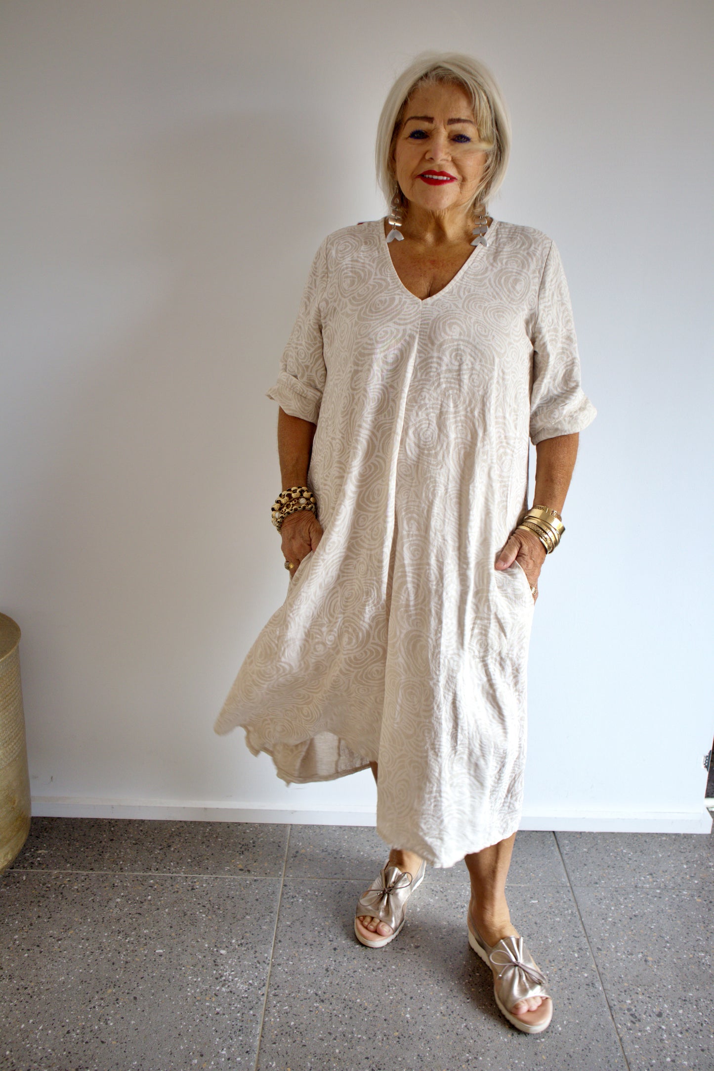 Day Dress - Beige