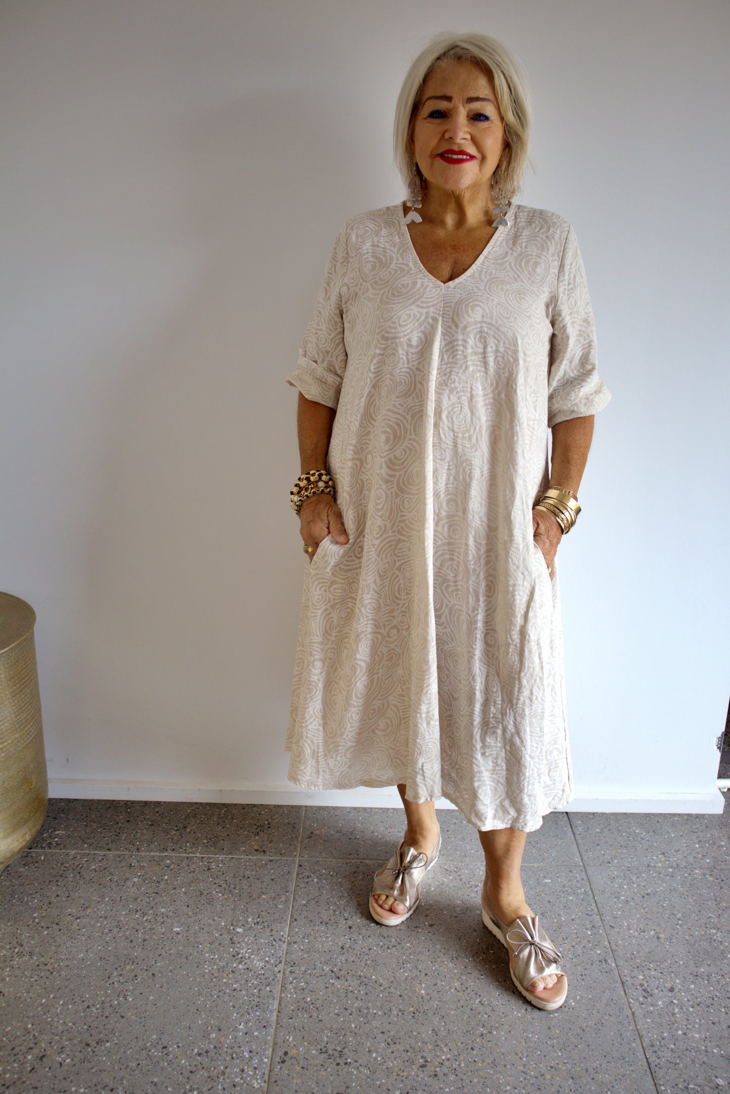 Day Dress - Beige