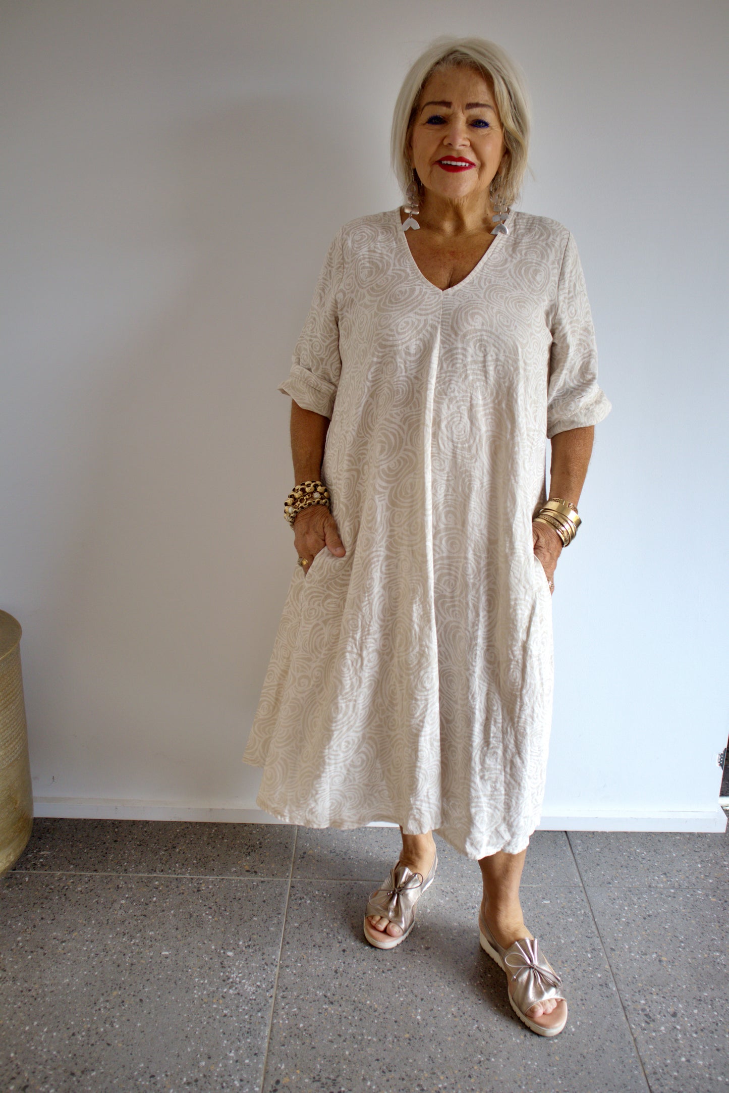 Day Dress - Beige