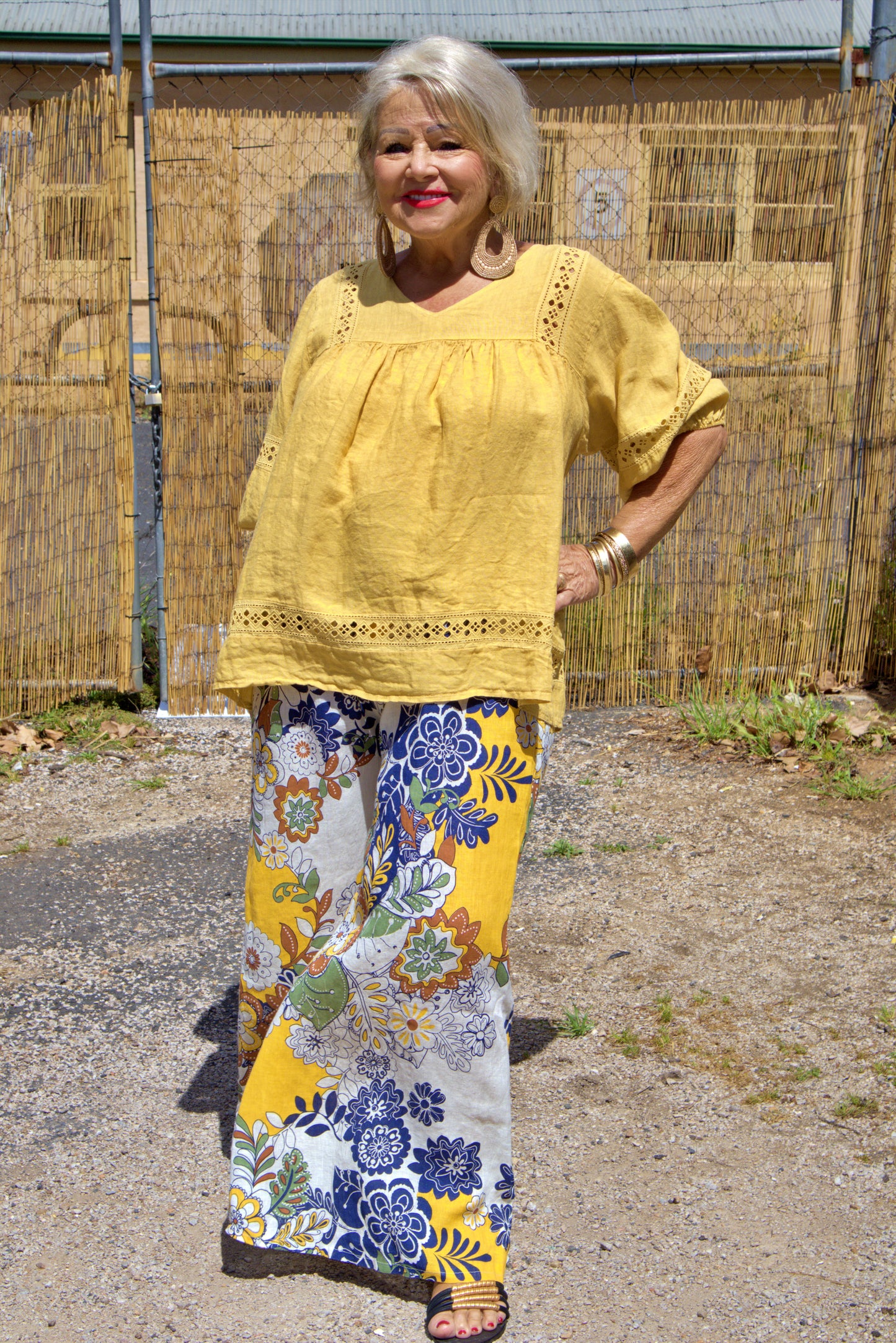 Florist Cullotte Pants