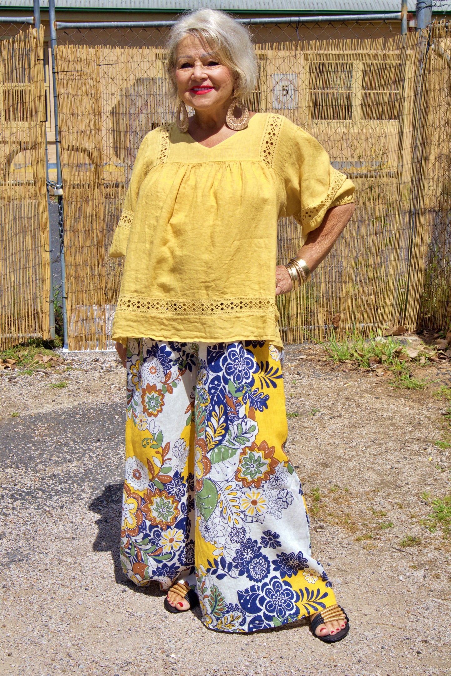 Florist Cullotte Pants