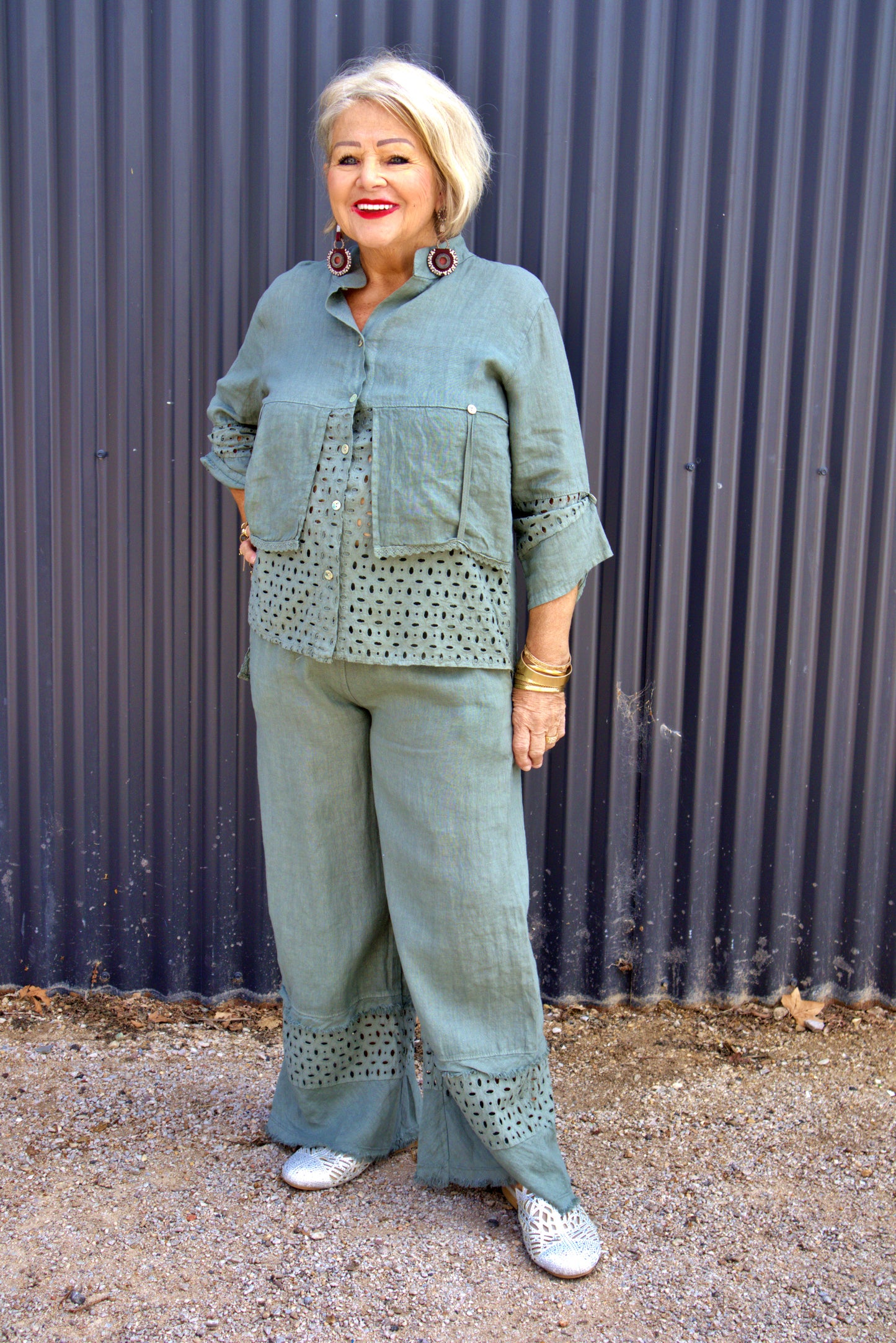 Inverted Hem Pants