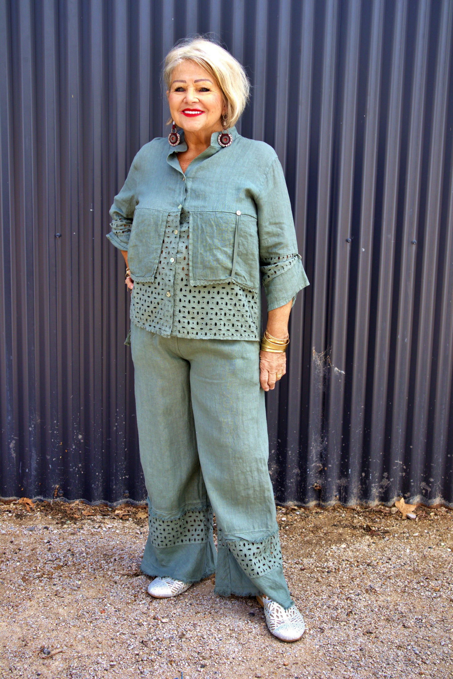 Inverted Hem Pants