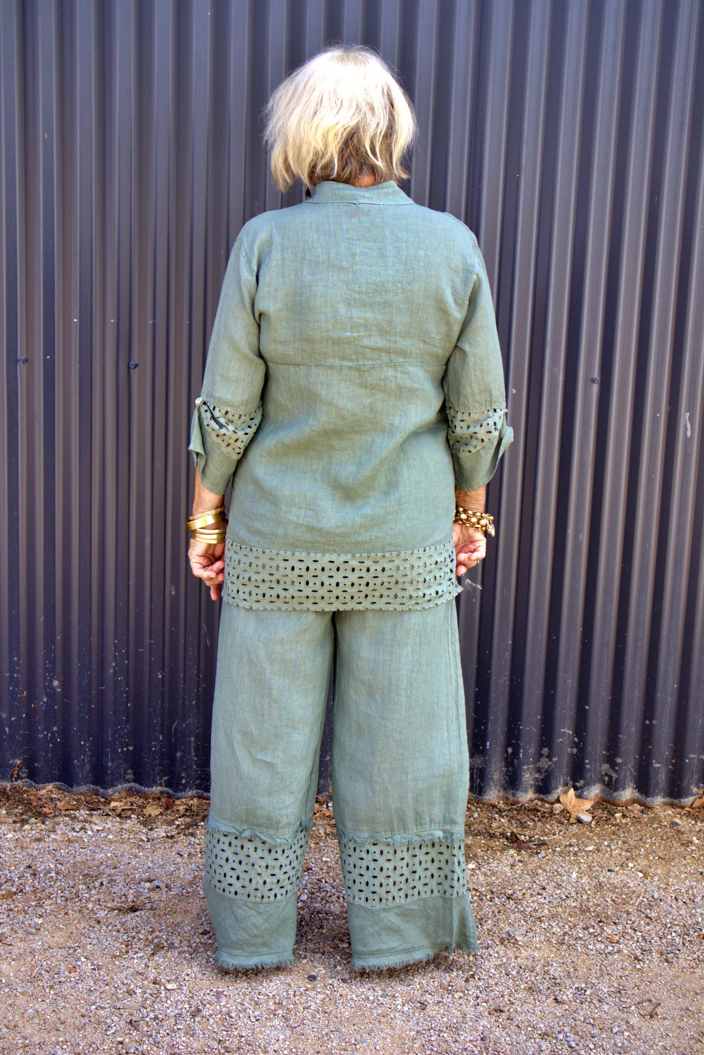 Inverted Hem Pants