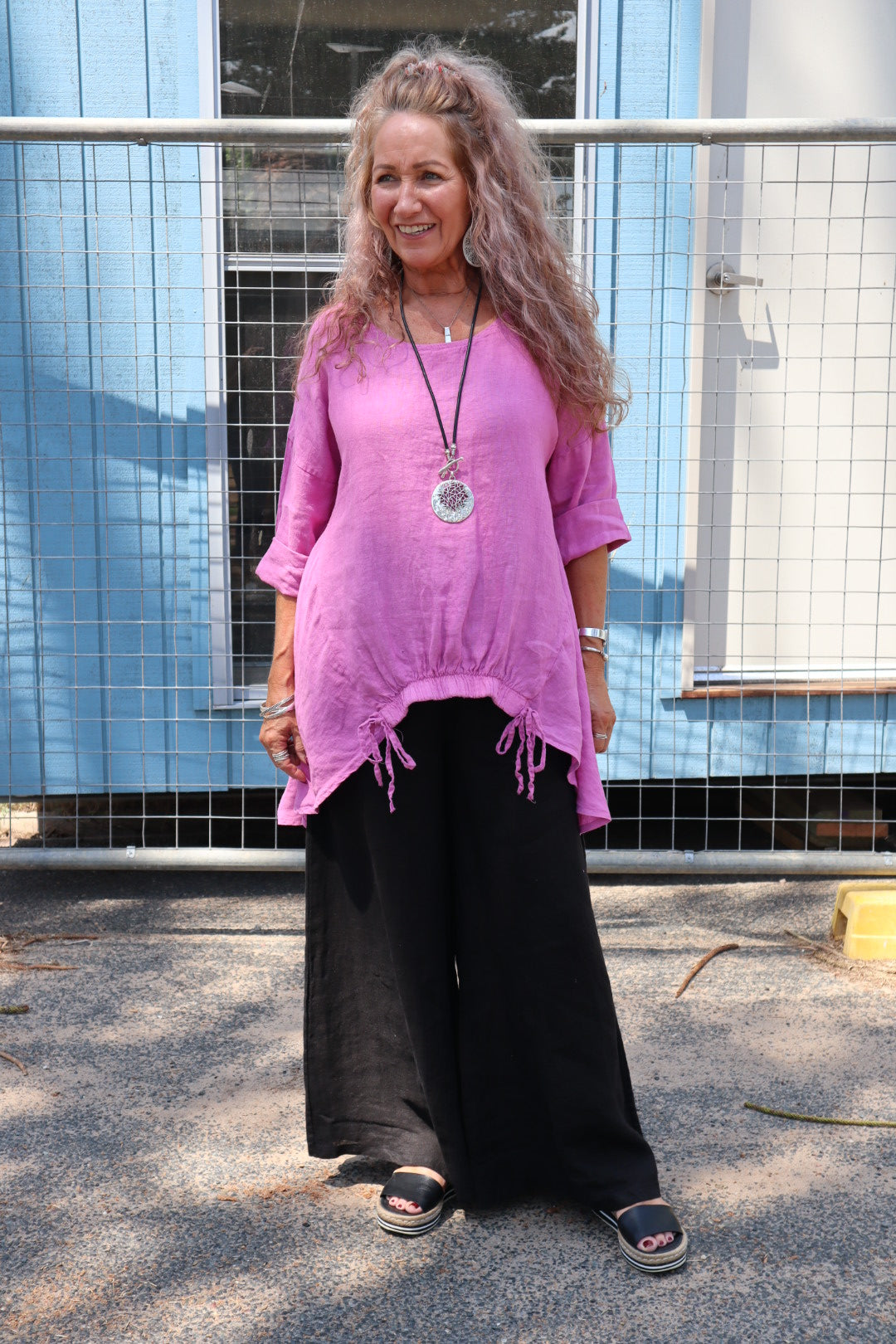 Culotte 100% Linen Pants