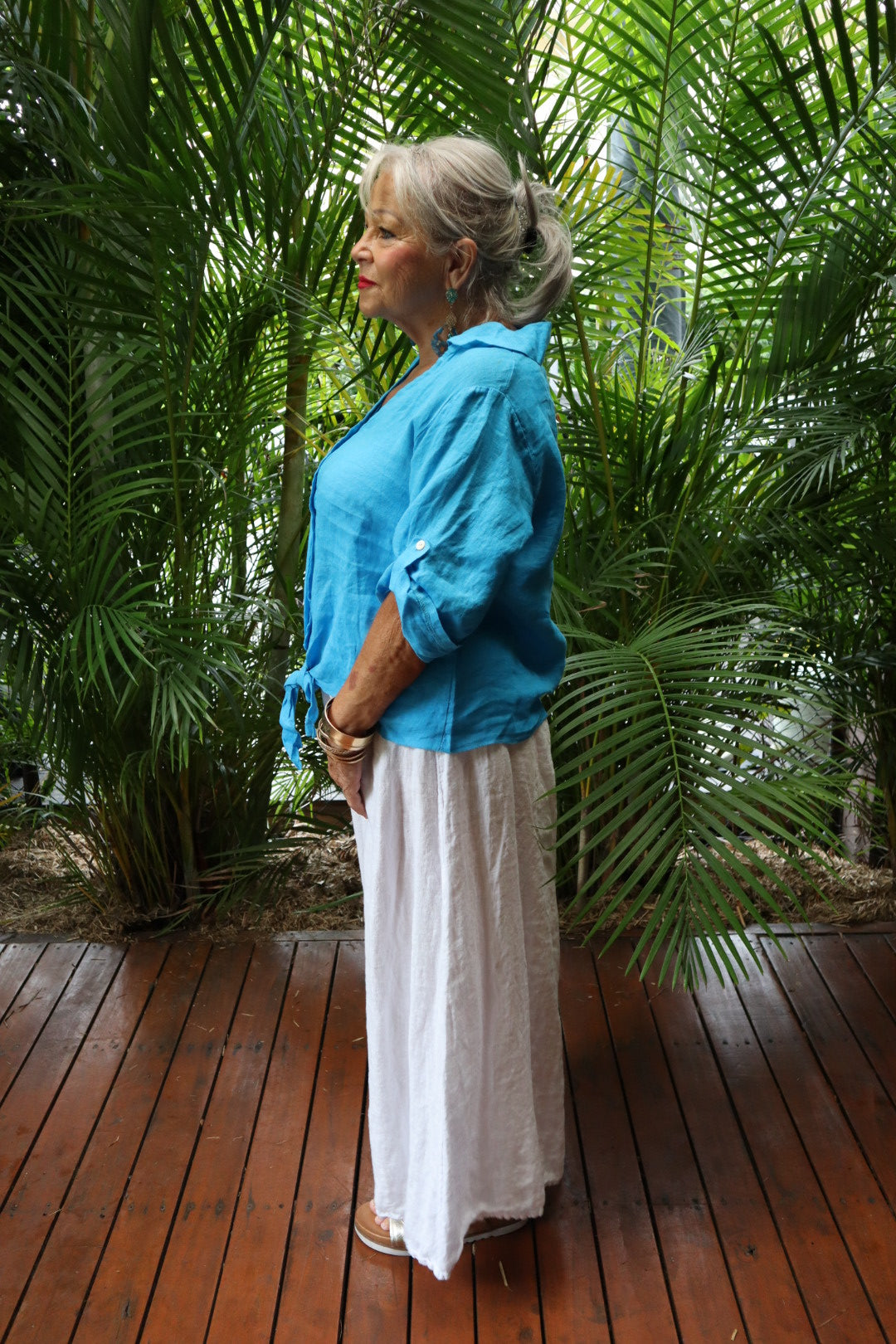 Culotte 100% Linen Pants