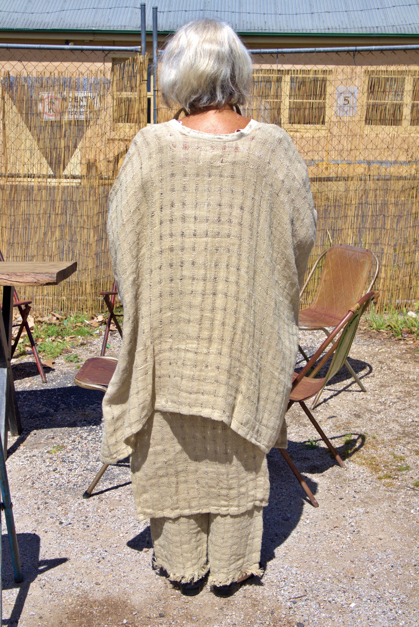 Carmen Weave Jacket natural spaced