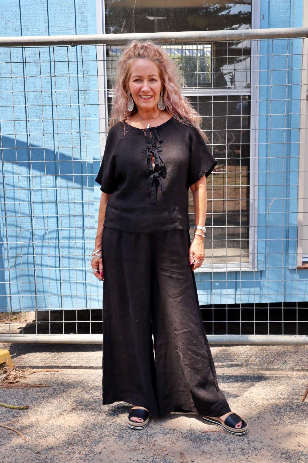 Culotte 100% Linen Pants