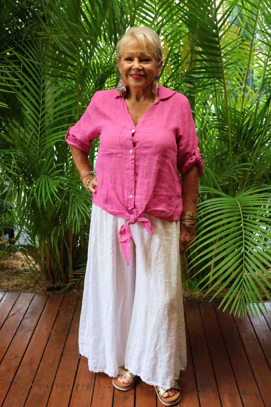 Culotte 100% Linen Pants