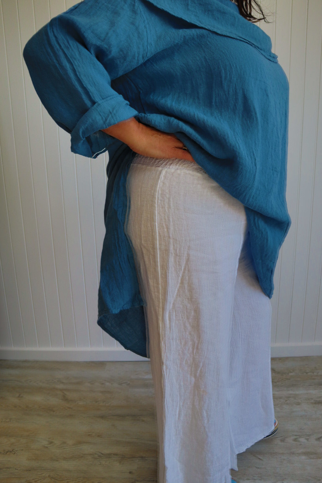 Culotte 100% Linen Pants