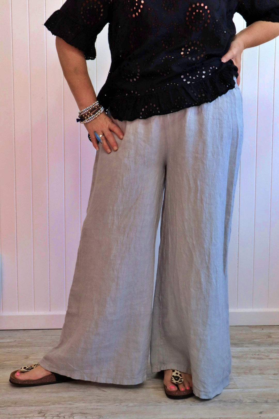 Culotte 100% Linen Pants