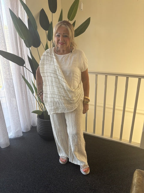 Positano Half + Half Top