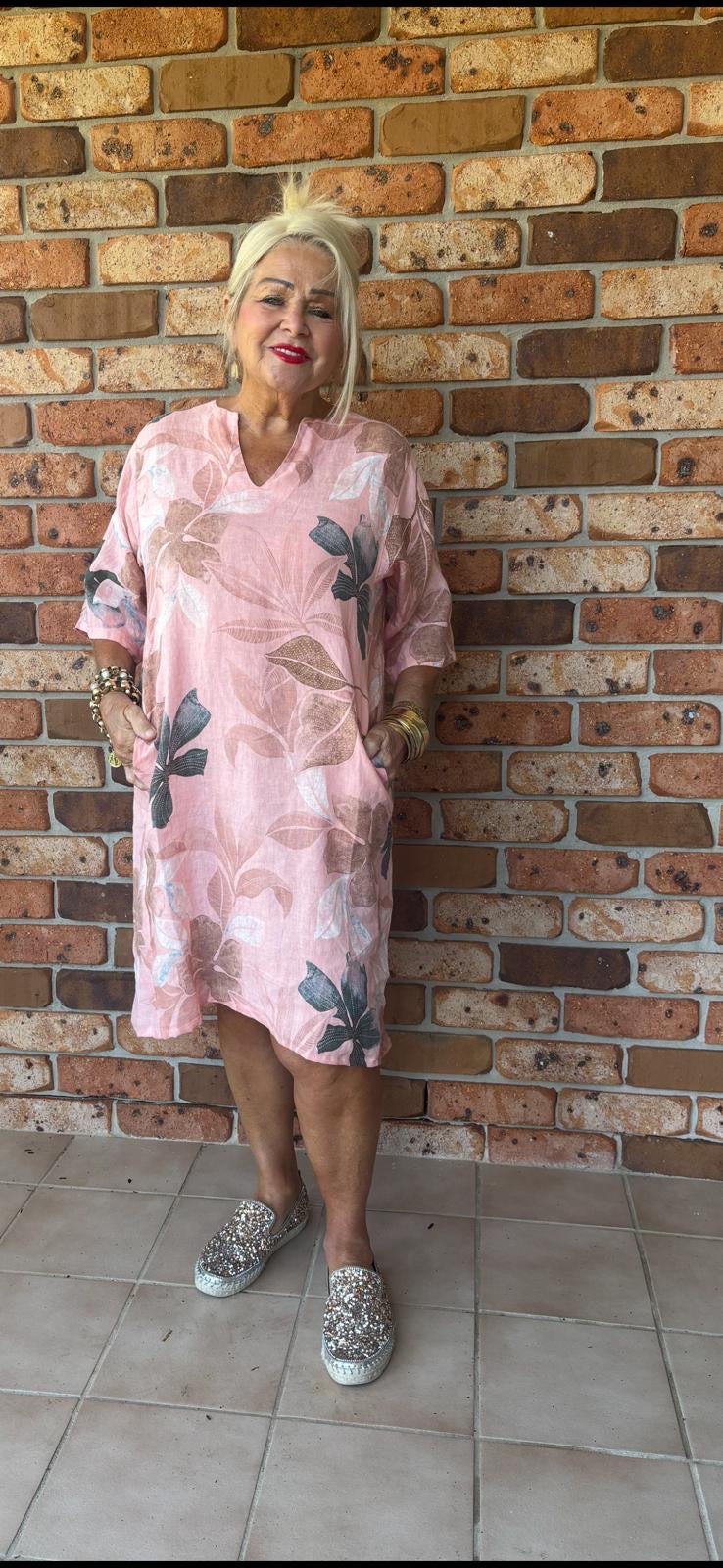V Neck Dress