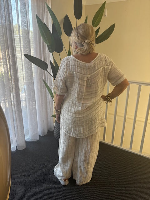 Short Sleeve Positano Top