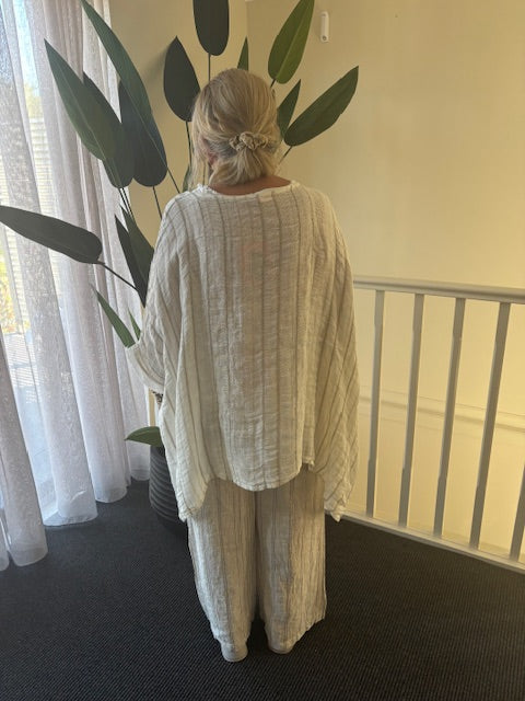 Positano Fringed Neck Top