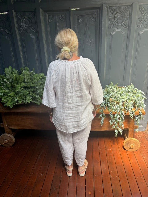 Loose Little Button Top