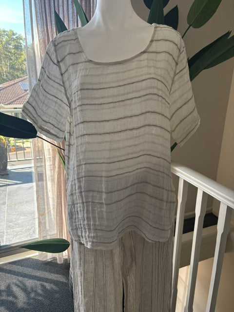 Short Sleeve Positano Top