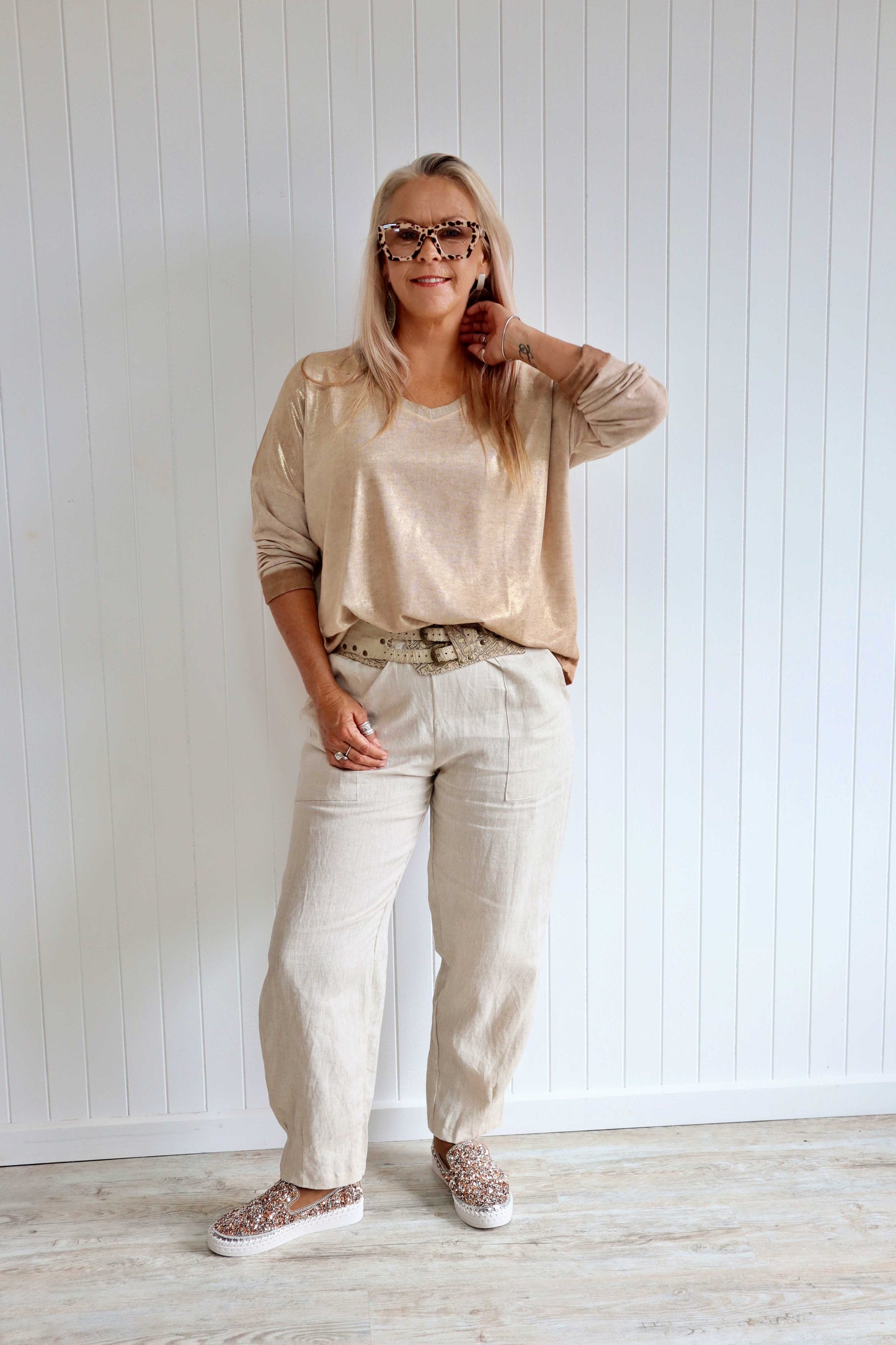 Classic 100% Linen Pants