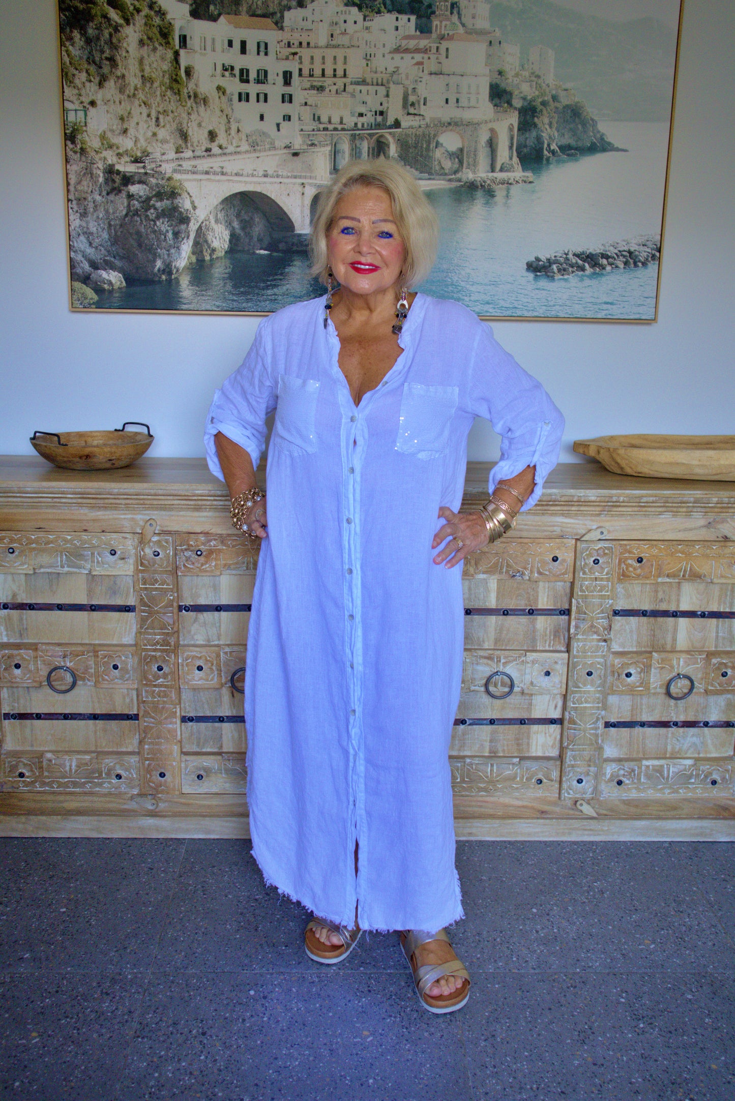 Beach Linen Dress