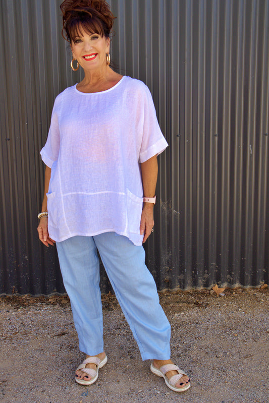 Loose Linen Top