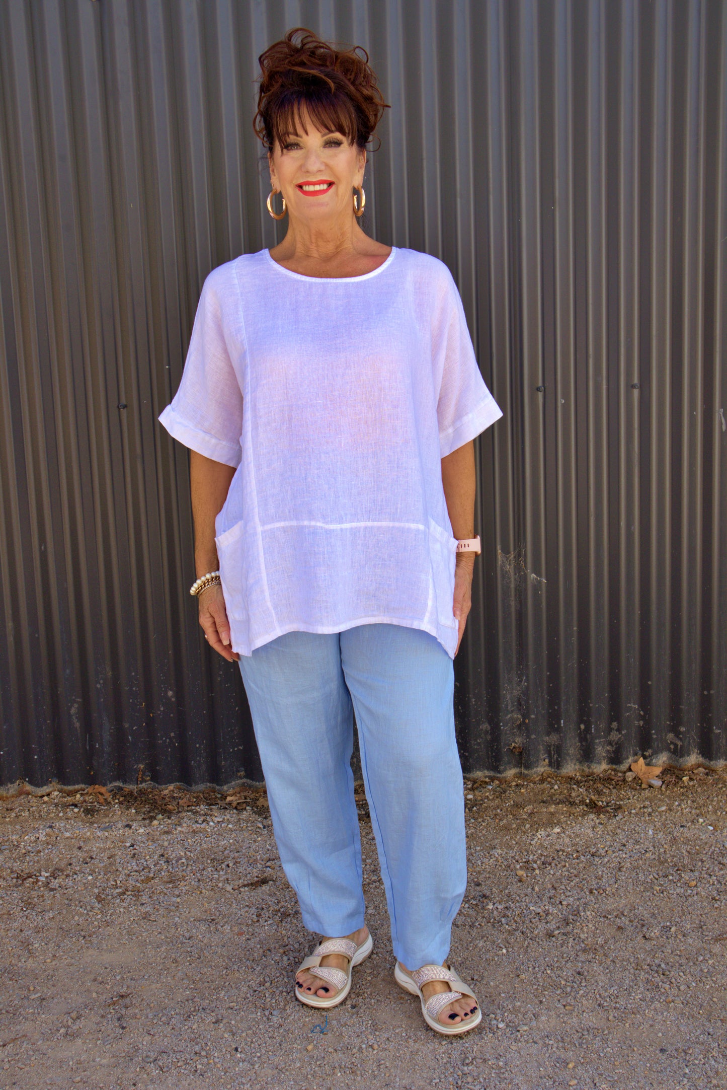 Loose Linen Top