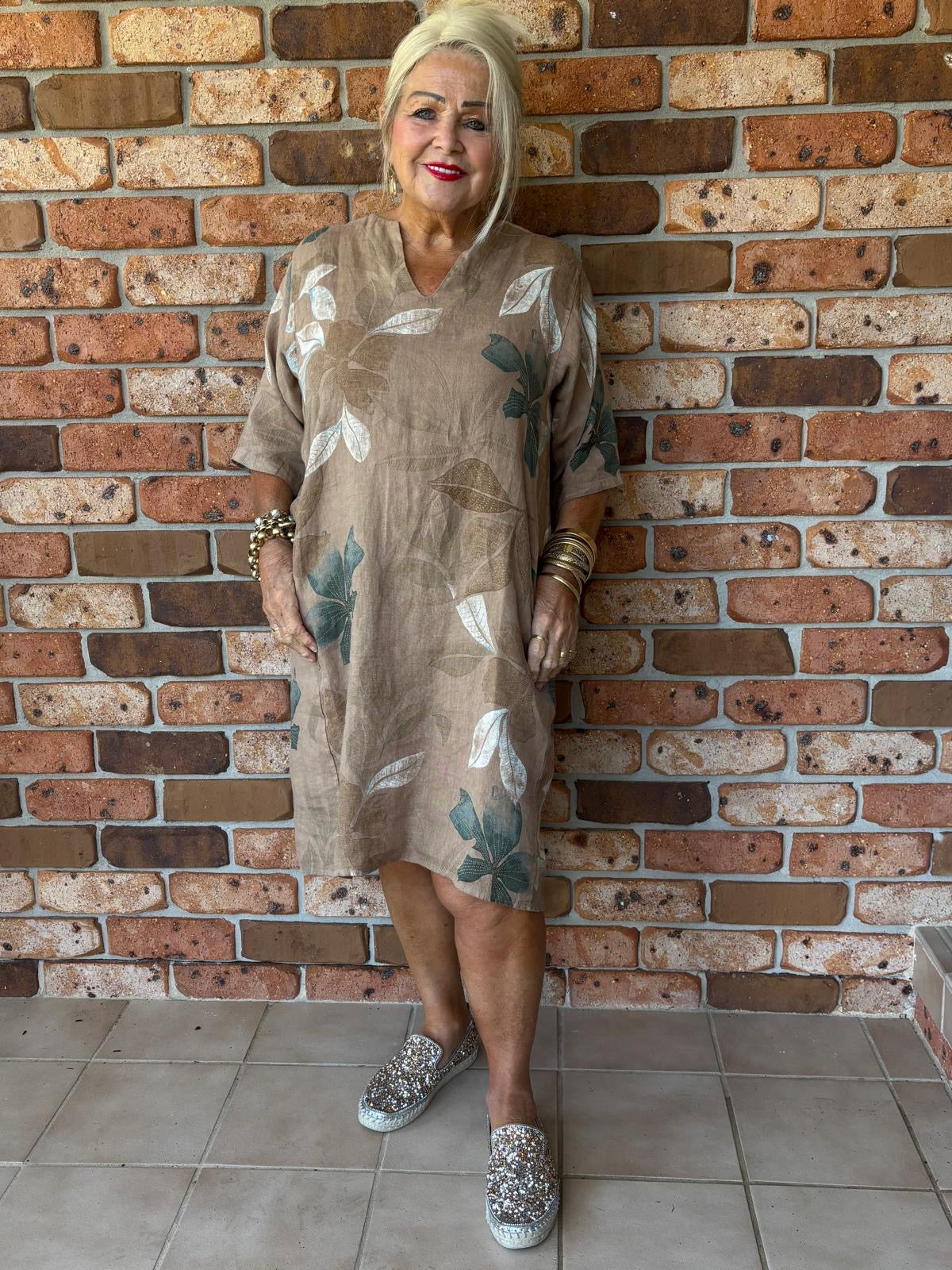 V Neck Dress