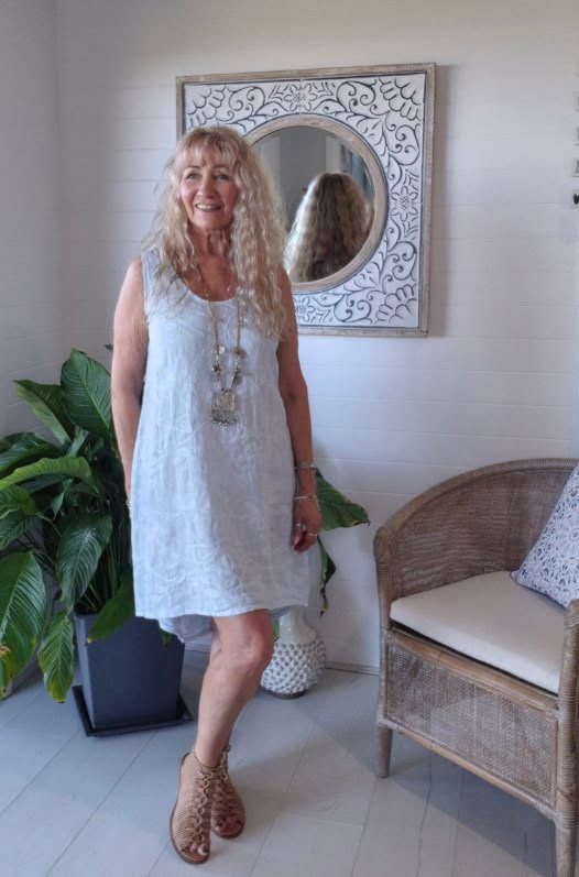 Fully Embroidered Dress