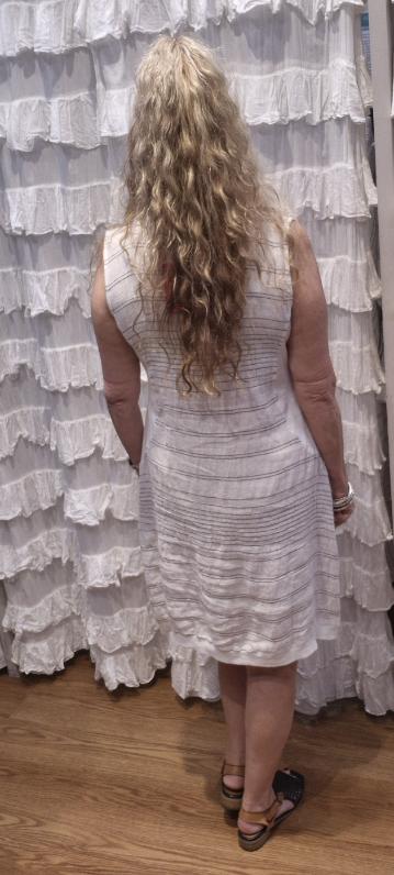 Positano Heavy Pleated Neck Dress