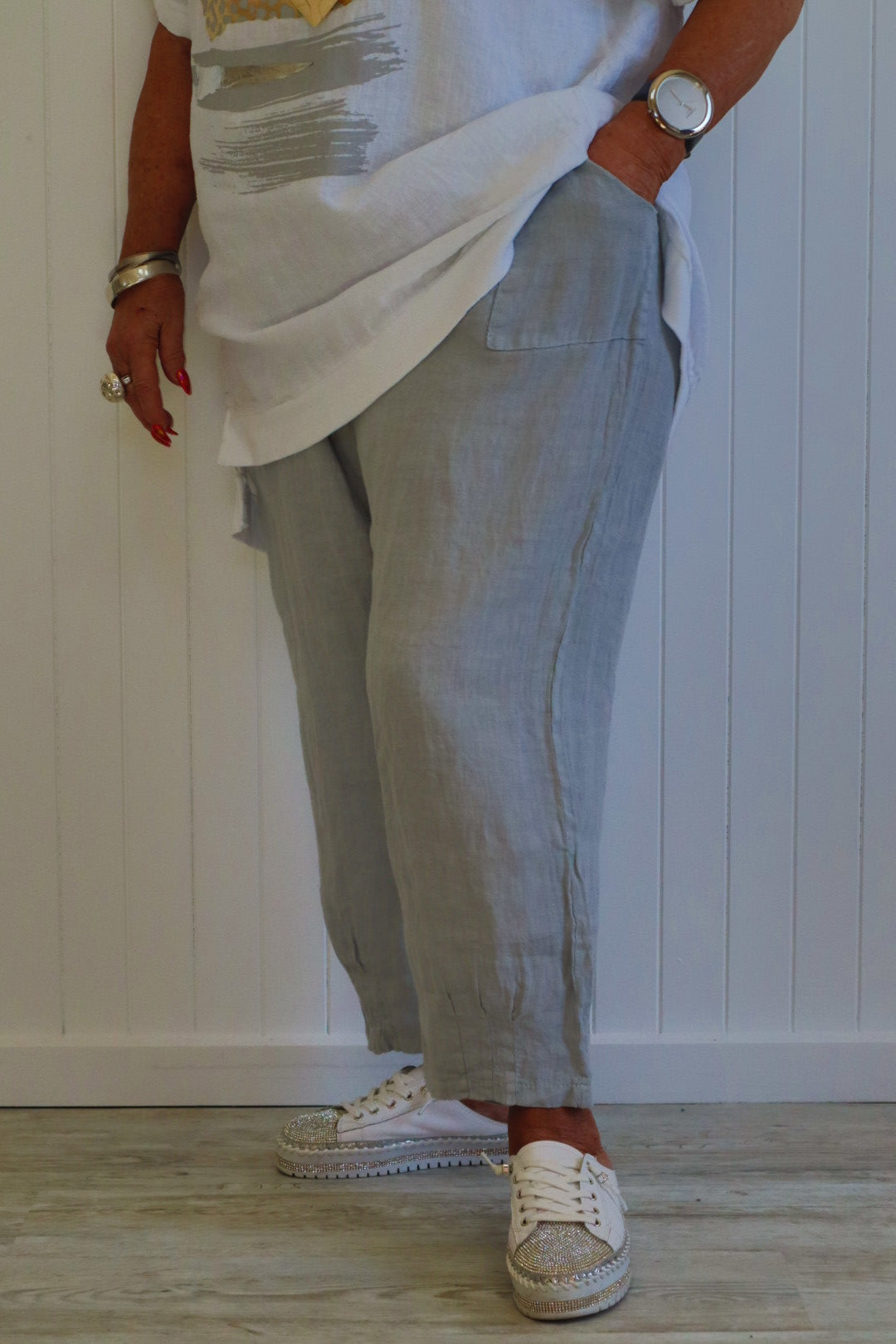 Classic 100% Linen Pants